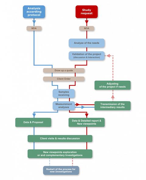 Process of the services